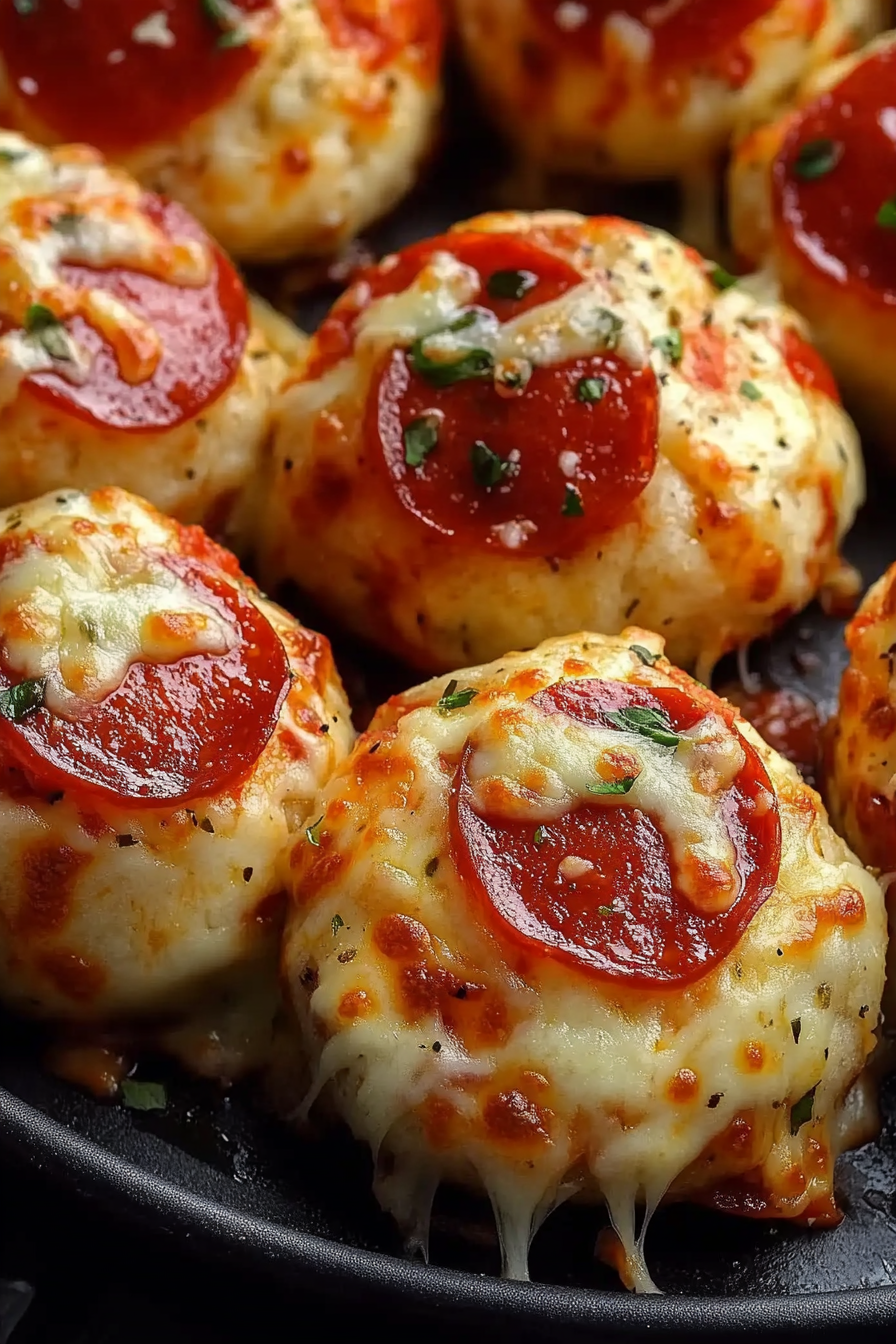 PEPPERONI PIZZA BOMBS