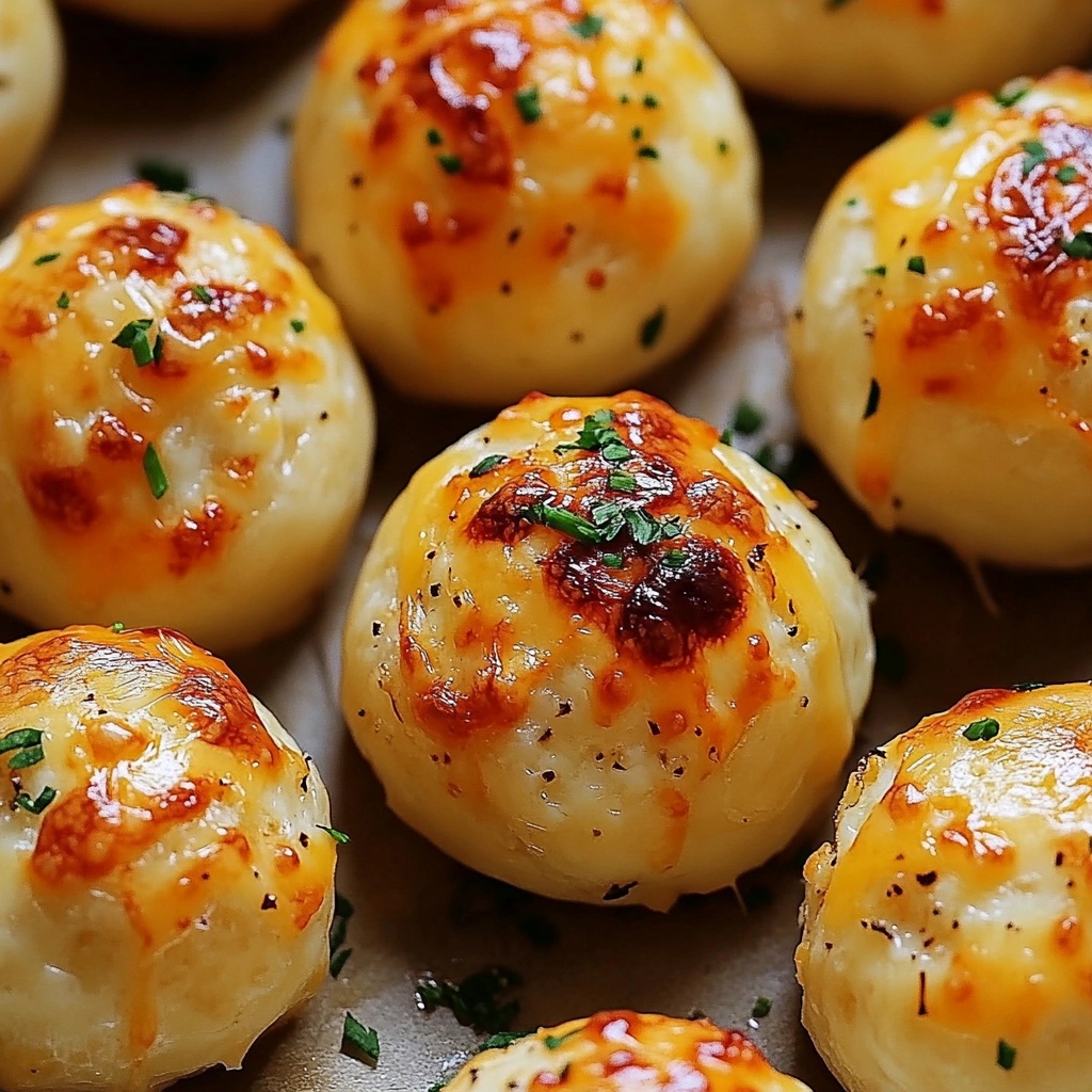 CHEESY GARLIC BLISS BOMBS