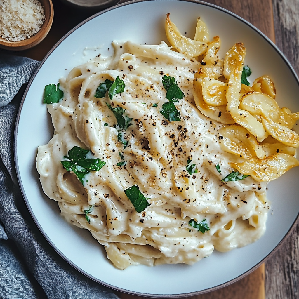 Creamy Roasted Garlic Alfredo Sauce