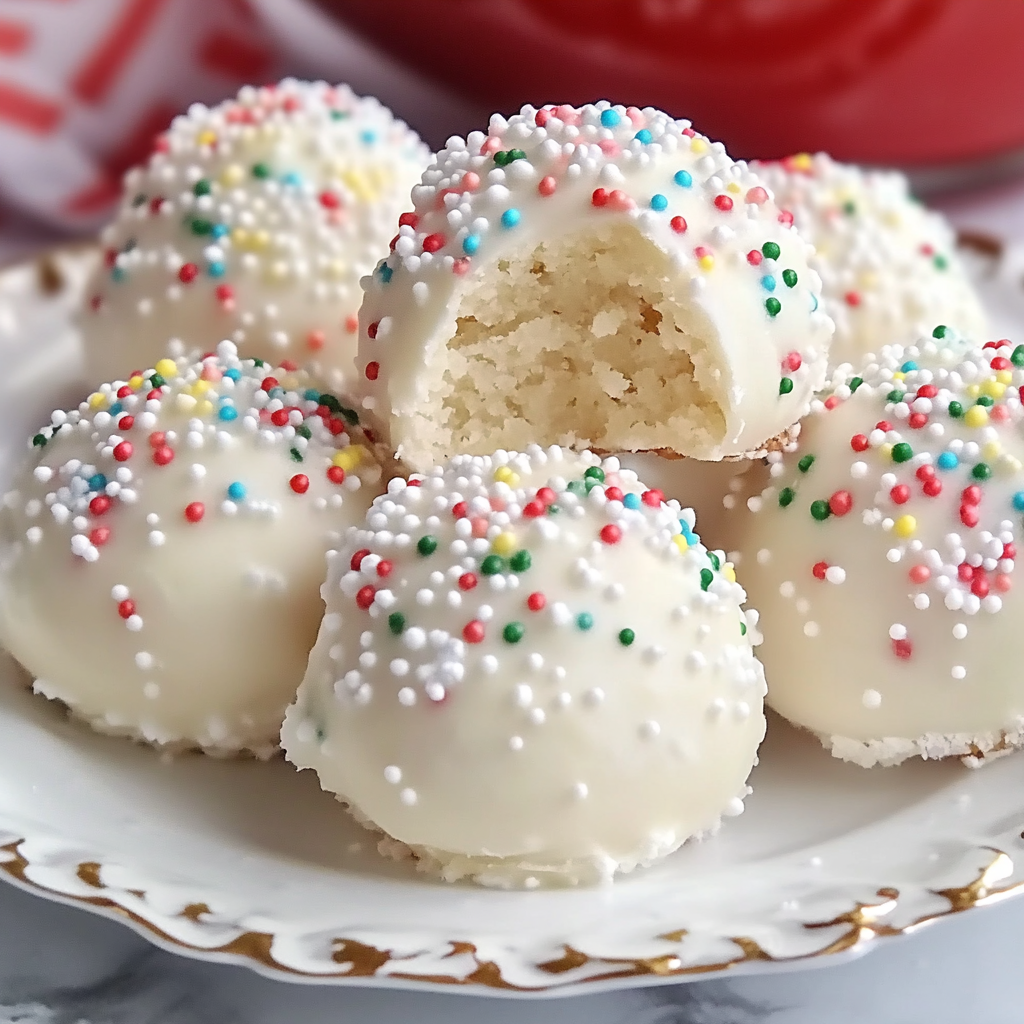 Sweetened Condensed Milk Snowball Cookies