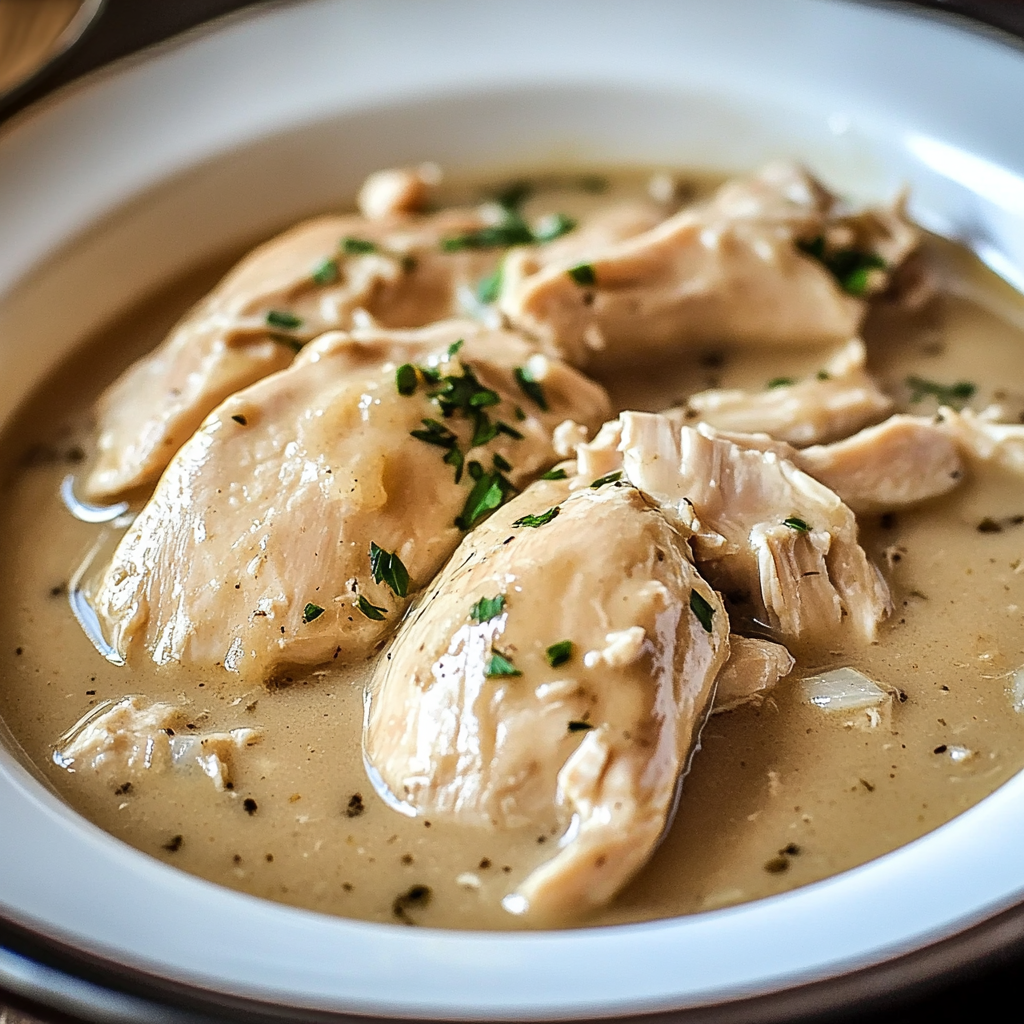 Easy Crock Pot Chicken and Gravy