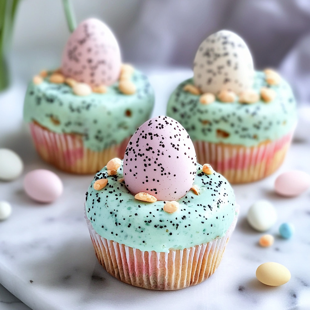 Mini Speckled Egg Cakes
