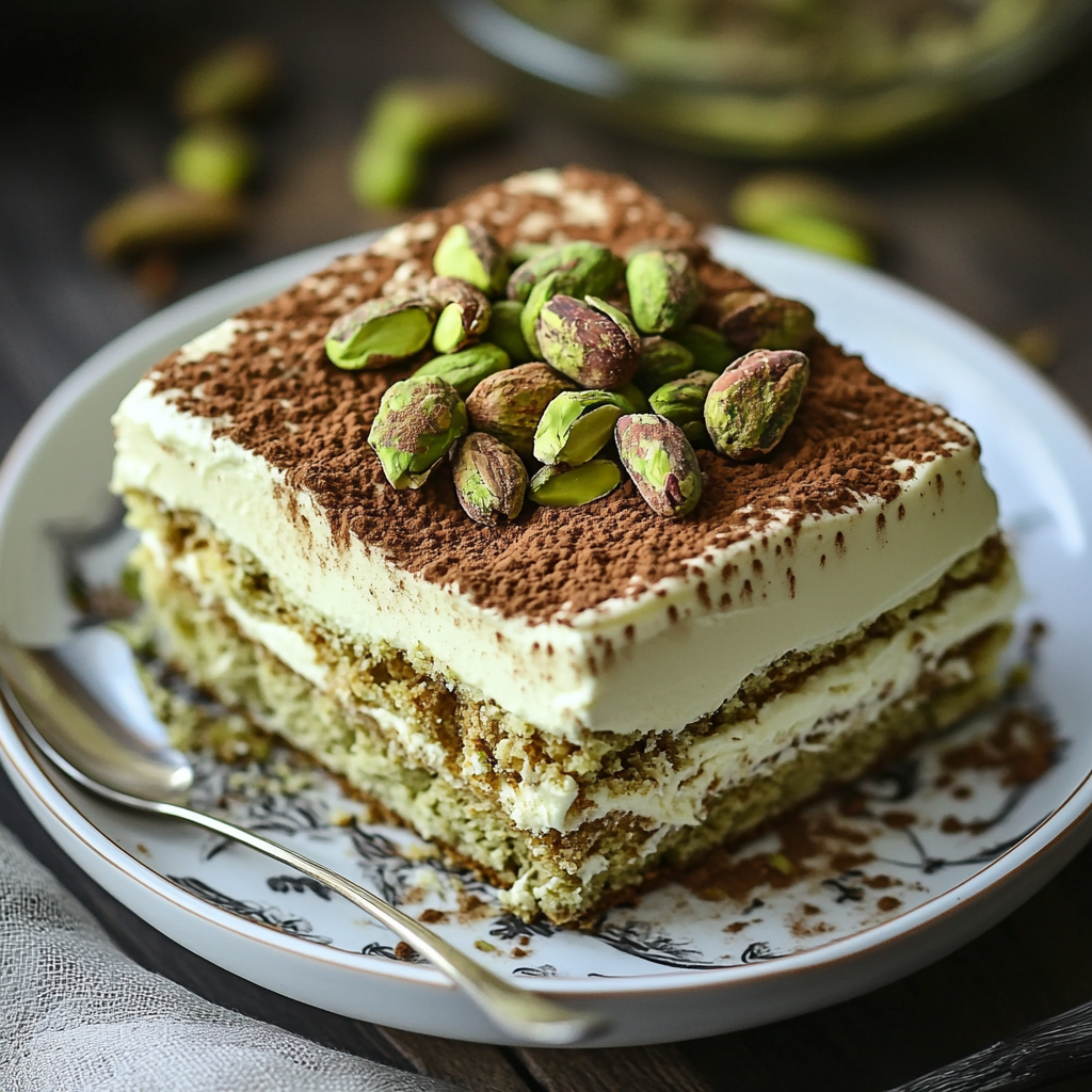Pistachio Tiramisu