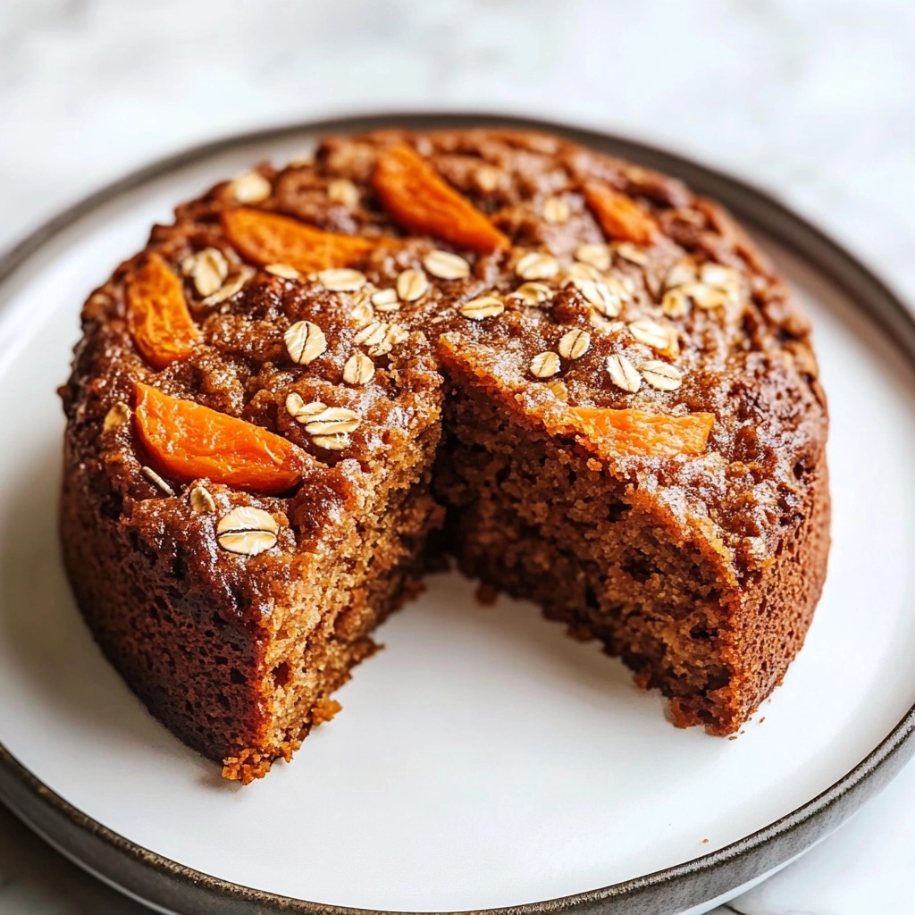 Easy Flourless Oatmeal Carrot Cake