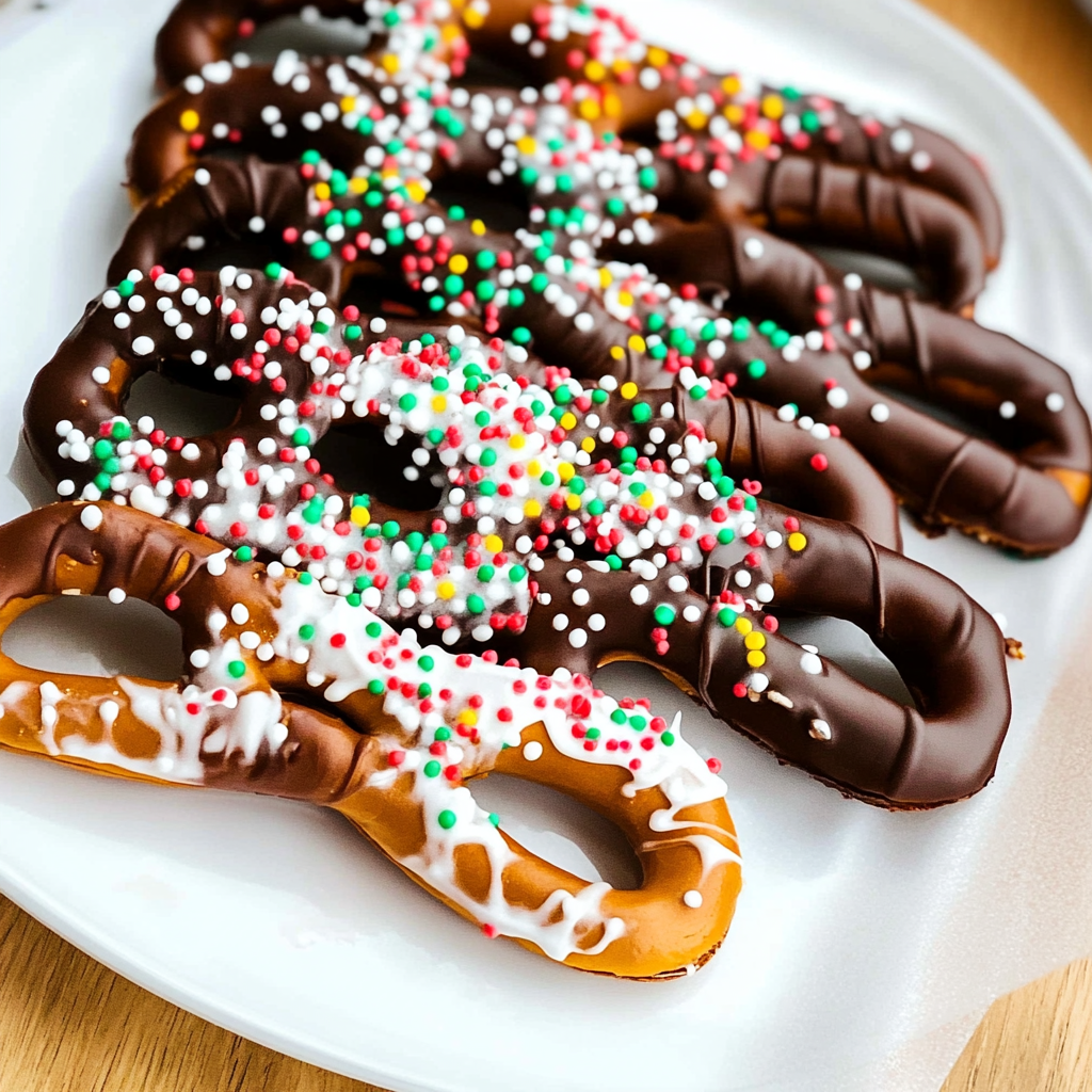 Dipped Pretzels