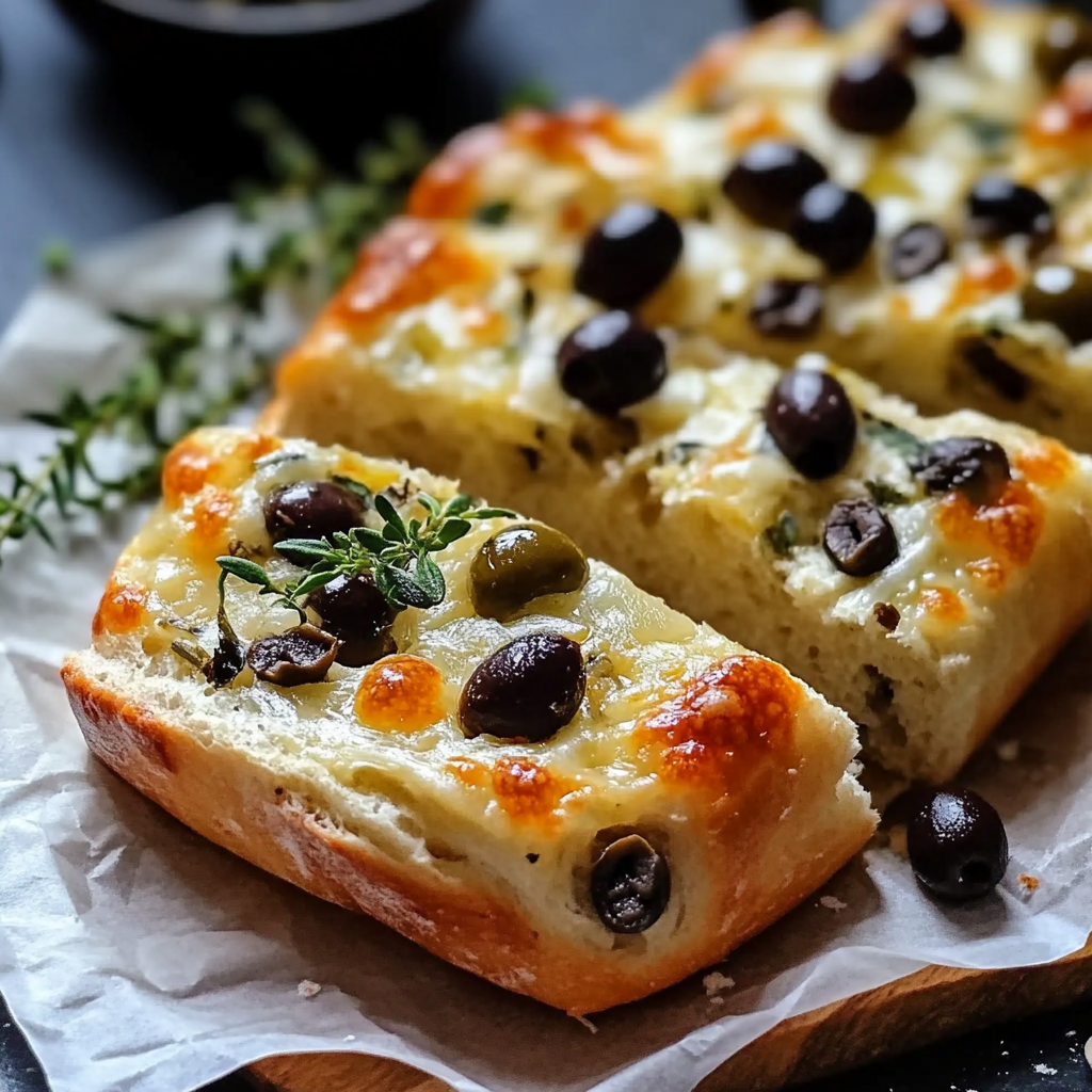 Easy Olive Cheese Bread Recipe