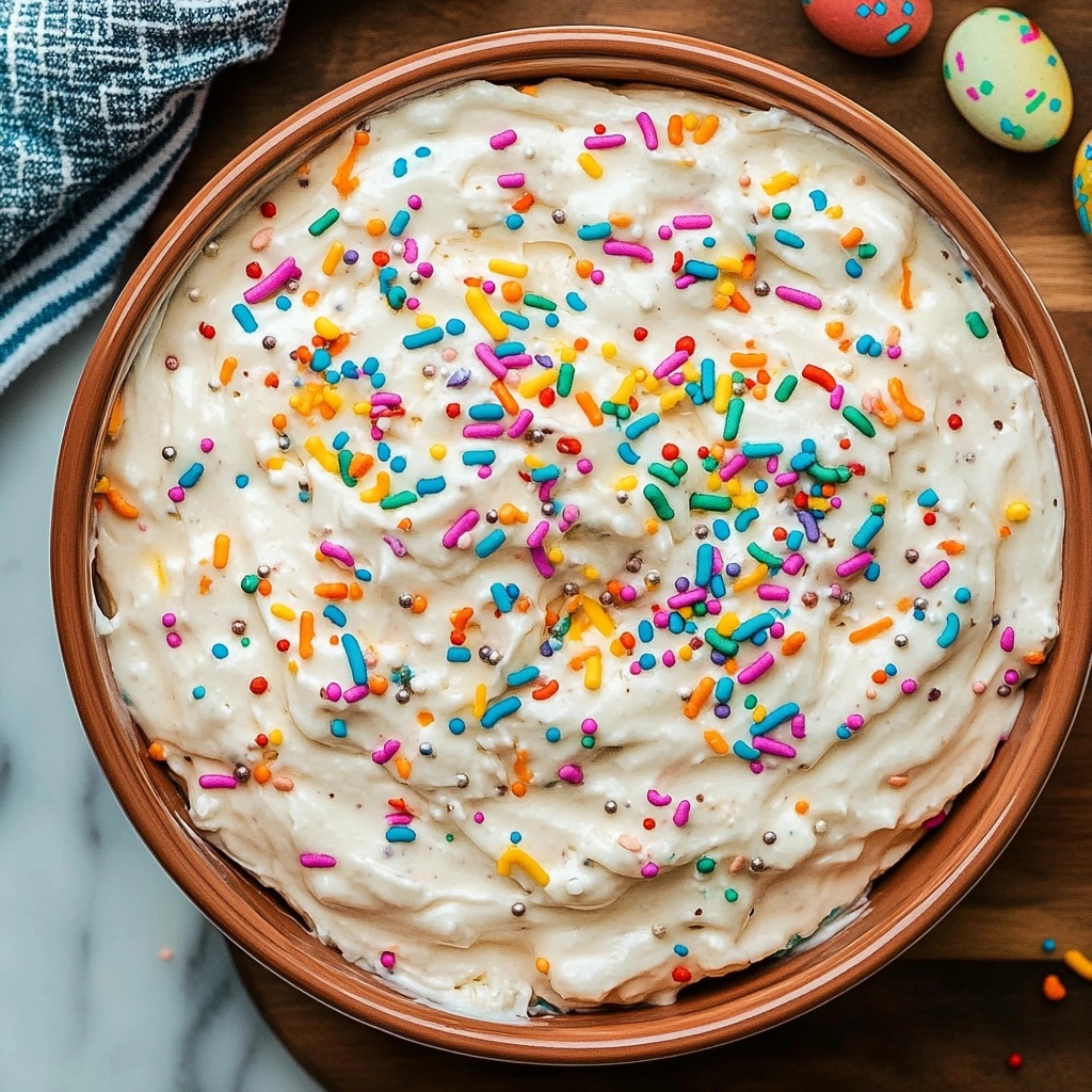 Easter Dip with Funfetti Cake
