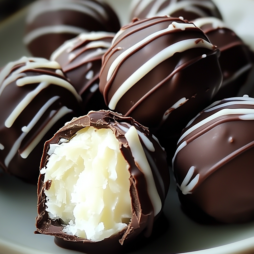 Coconut Cream Chocolate Balls