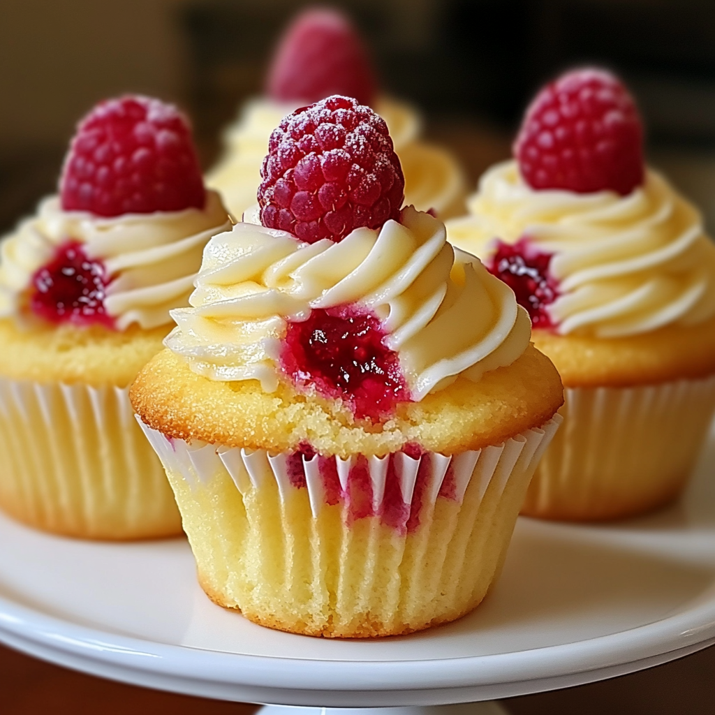 Bake Raspberry Lemon Heaven Cupcakes
