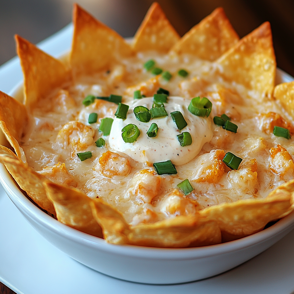 Delicious Cheesy Crab Rangoon Dip