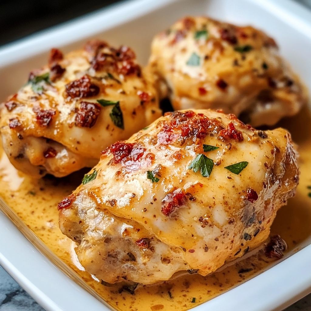 Creamy Sun-Dried Tomato Chicken Thighs