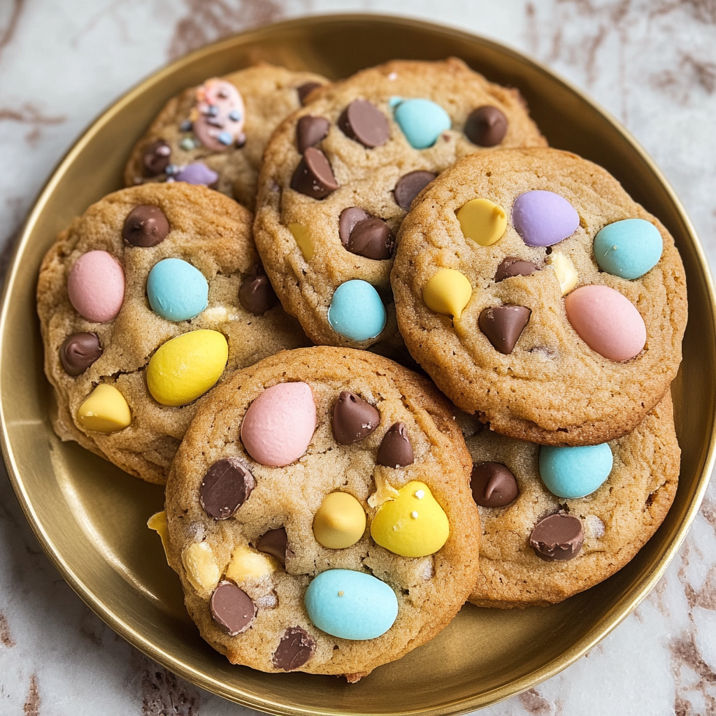 Easter Chocolate Chip Cookies
