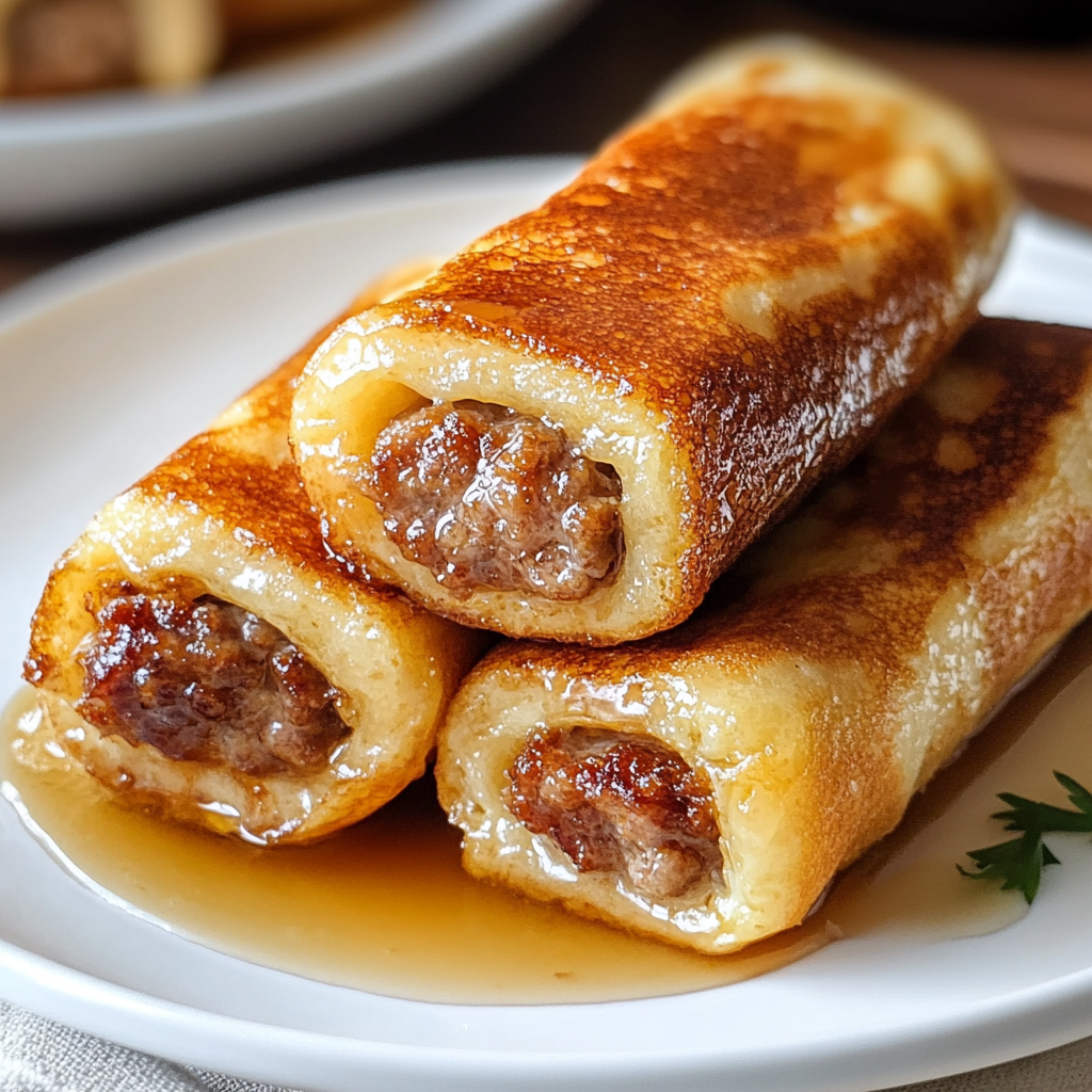 Sausage French Toast Roll-Ups