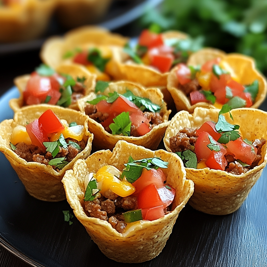 Crunchy Taco Cups