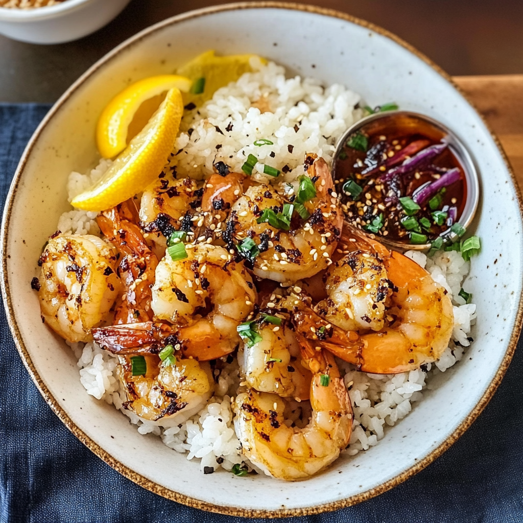 Hawaiian Garlic Shrimp