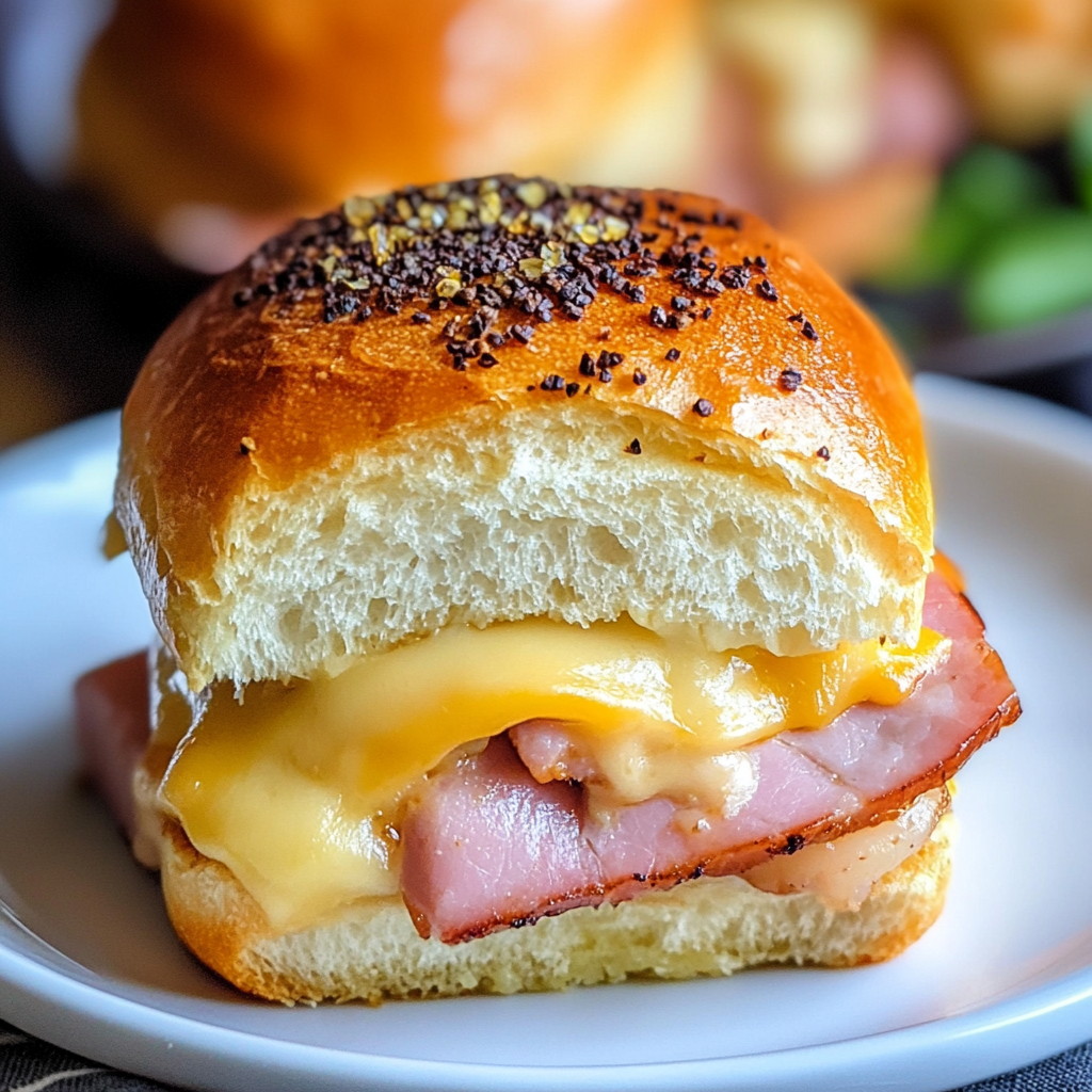 Air Fryer Ham and Cheese Sliders Recipe