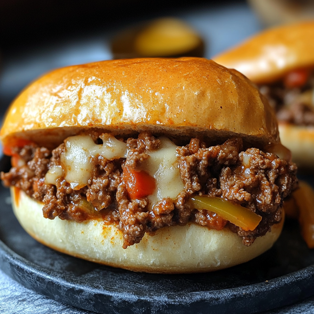 Philly Cheese Steak Sloppy Joes