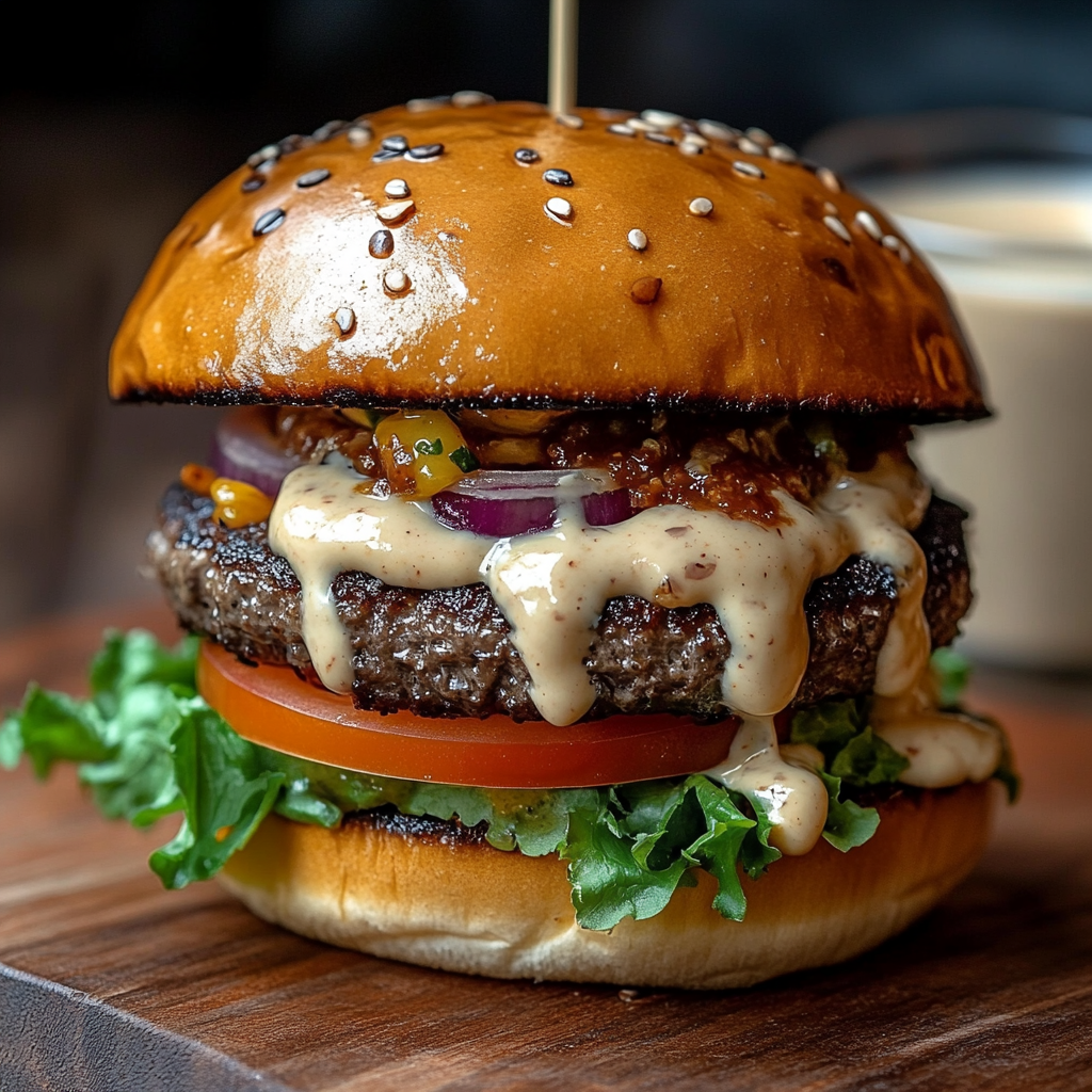 Smash Burgers with Baconnaise Sauce