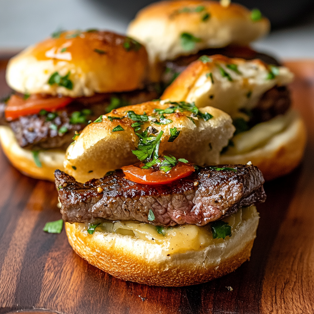 Cowboy Butter Steak Sliders