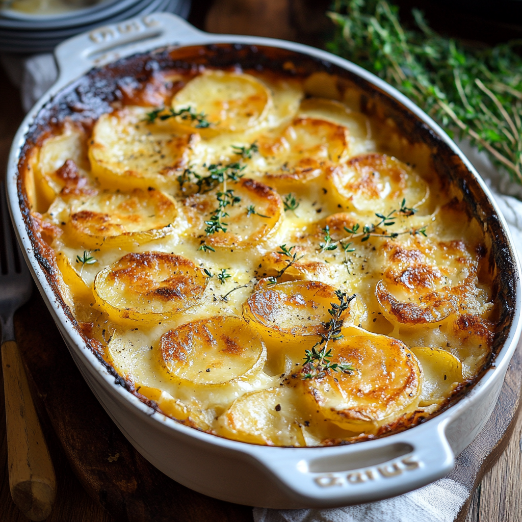 Classic Potato Gratin (Cheesy Scalloped Potatoes)
