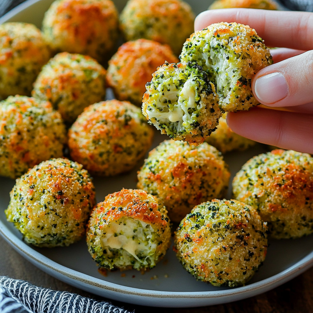 Easy Baked Broccoli Cheese Balls for Quick Snacks