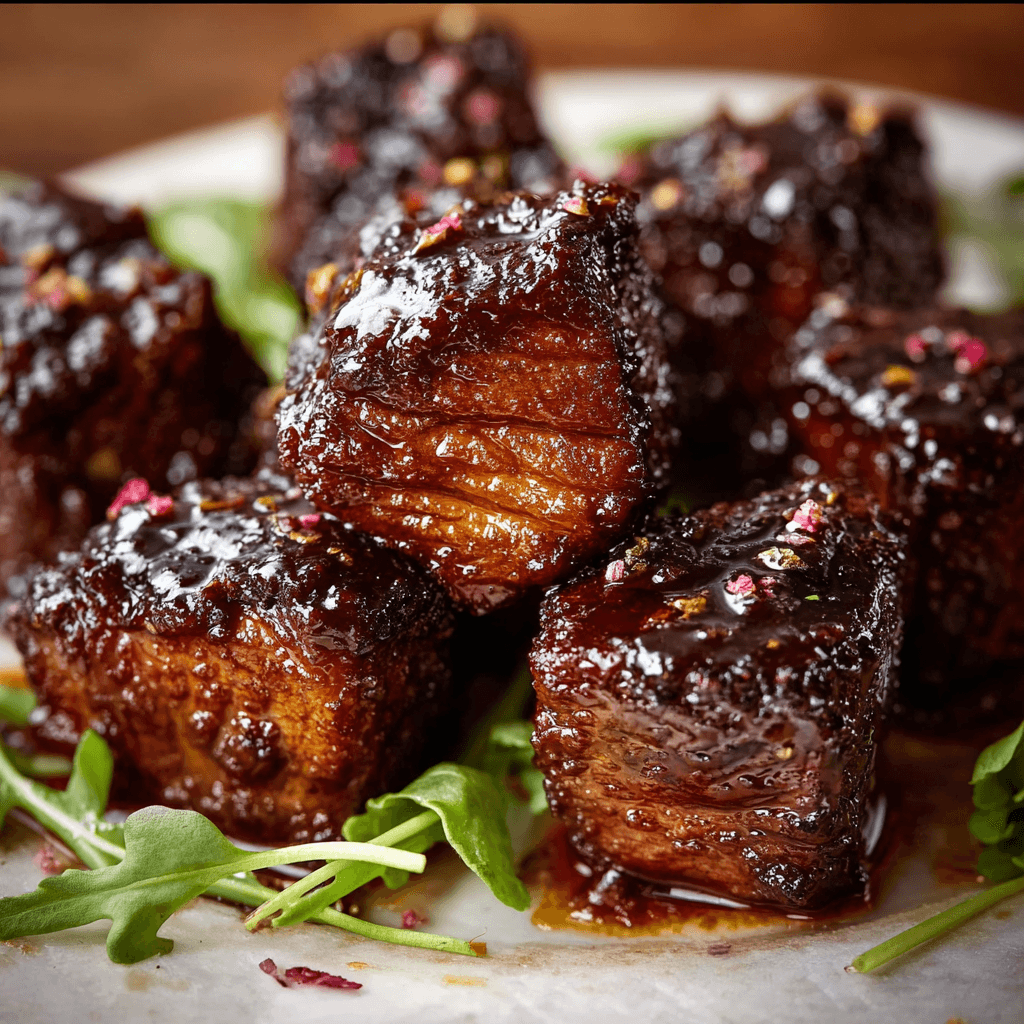 Sweet Sticky Steak Bites