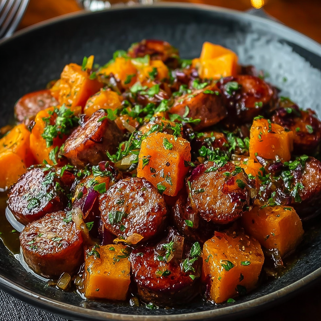 Sausage Sweet Potatoes Honey Garlic: A Delicious & Healthy Recipe