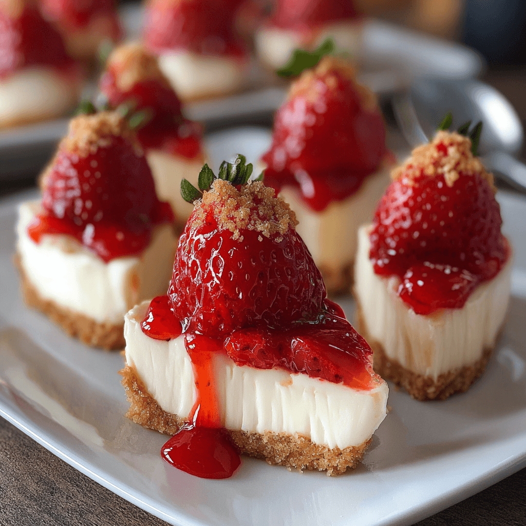 Deviled Strawberries Cheesecake Filling