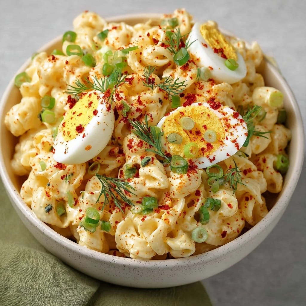 Deviled Egg Pasta Salad