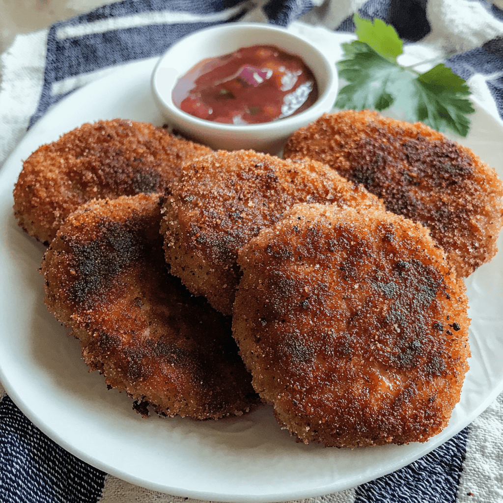 Crispy Beef Cutlets