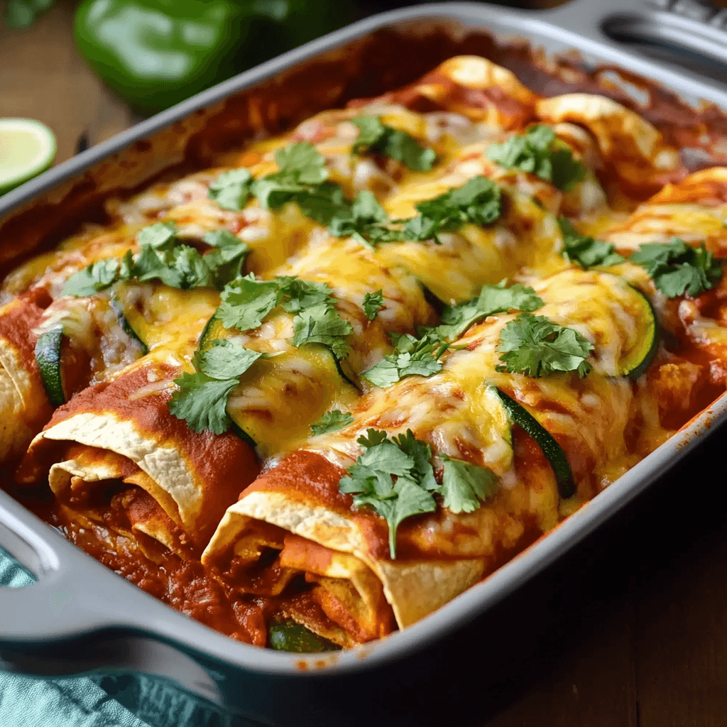 Zucchini Enchiladas
