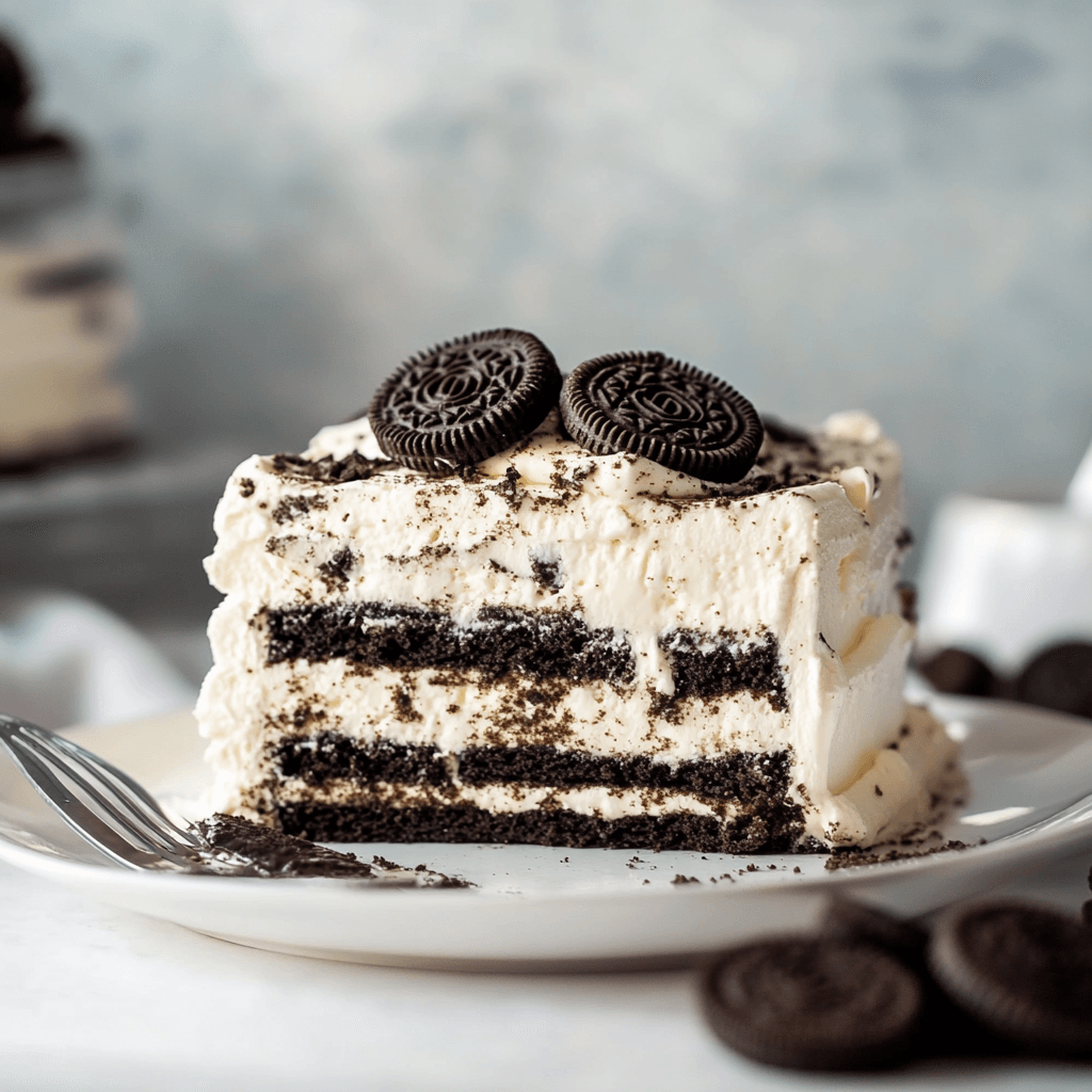 Oreo Cheesecake Icebox Cake