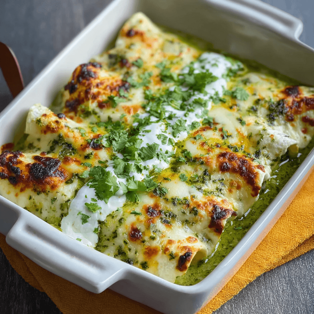 Green Chicken Enchiladas: A Delicious and Easy Recipe