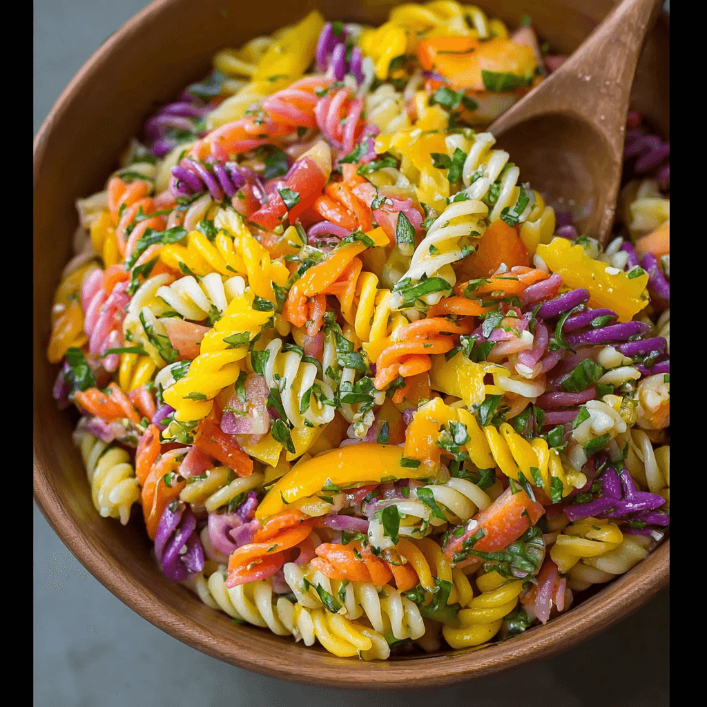 Rainbow Pasta Salad