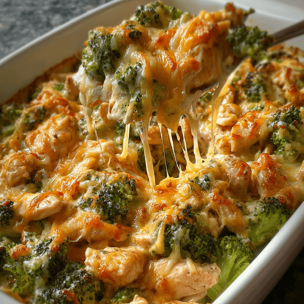SKINNY CHICKEN BROCCOLI CASSEROLE