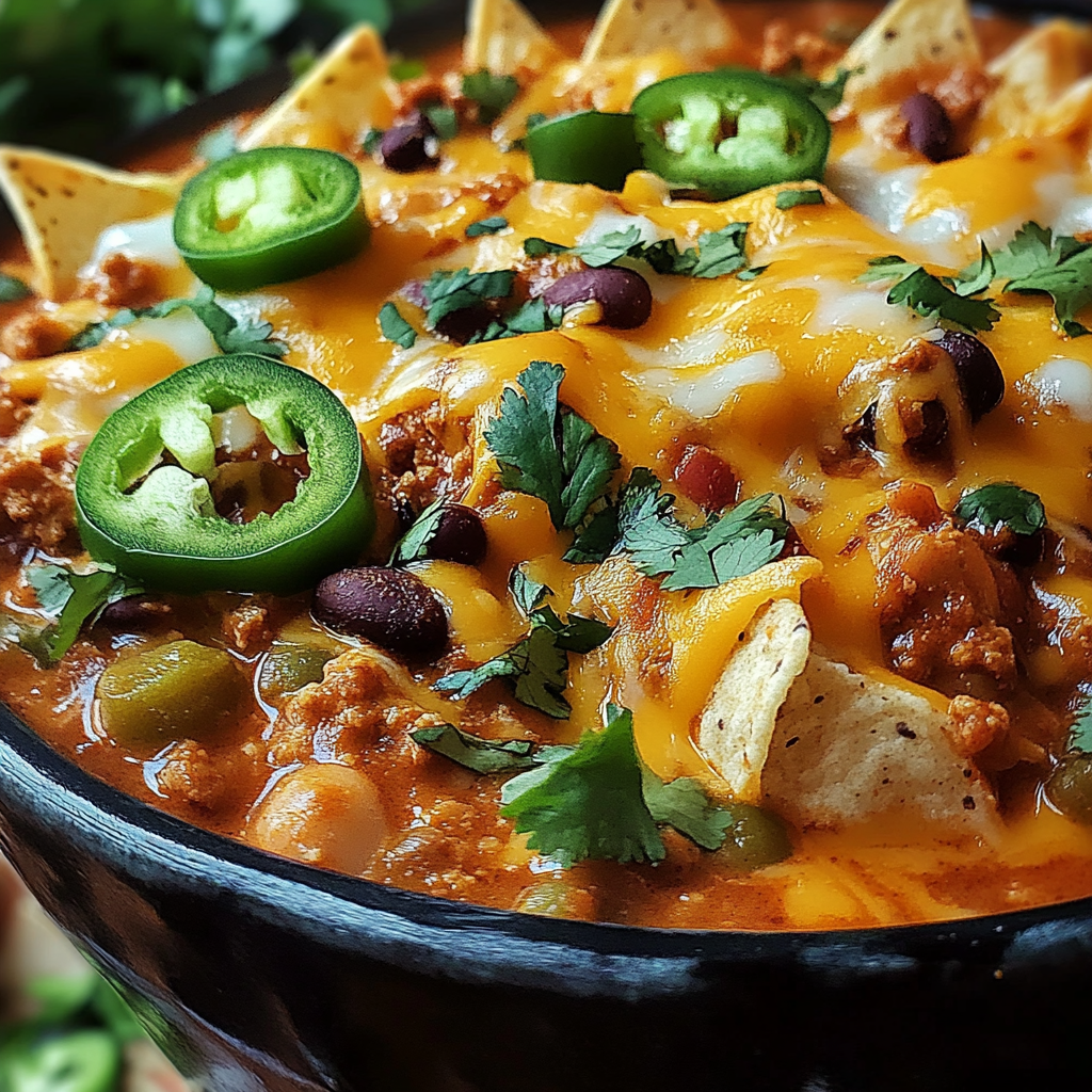 Cheesy Enchilada Chili