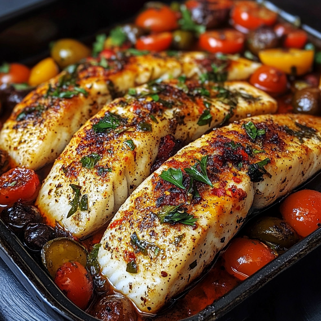 Mediterranean Baked Fish