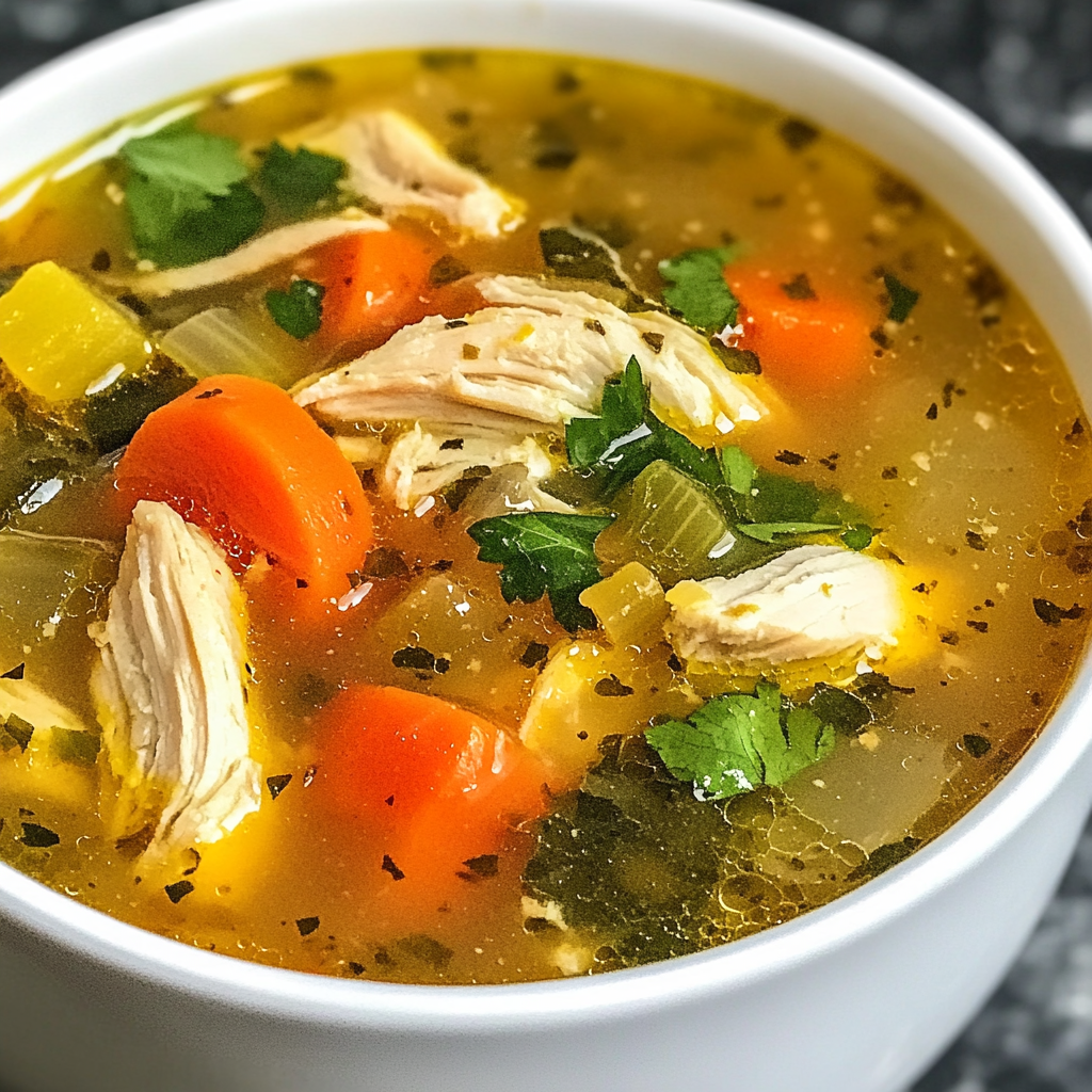 Anti-Inflammatory Chicken Soup