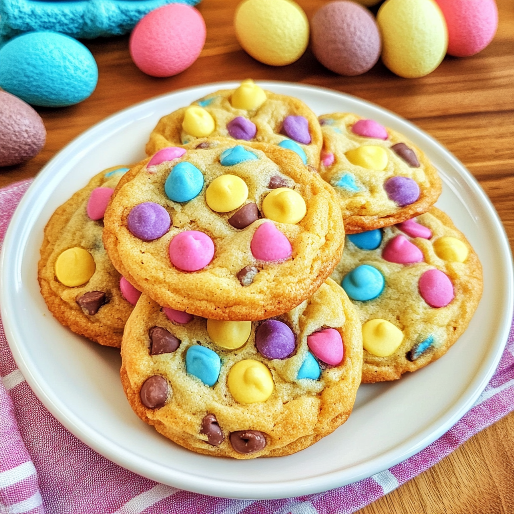 Easter Chocolate Chip Cookies
