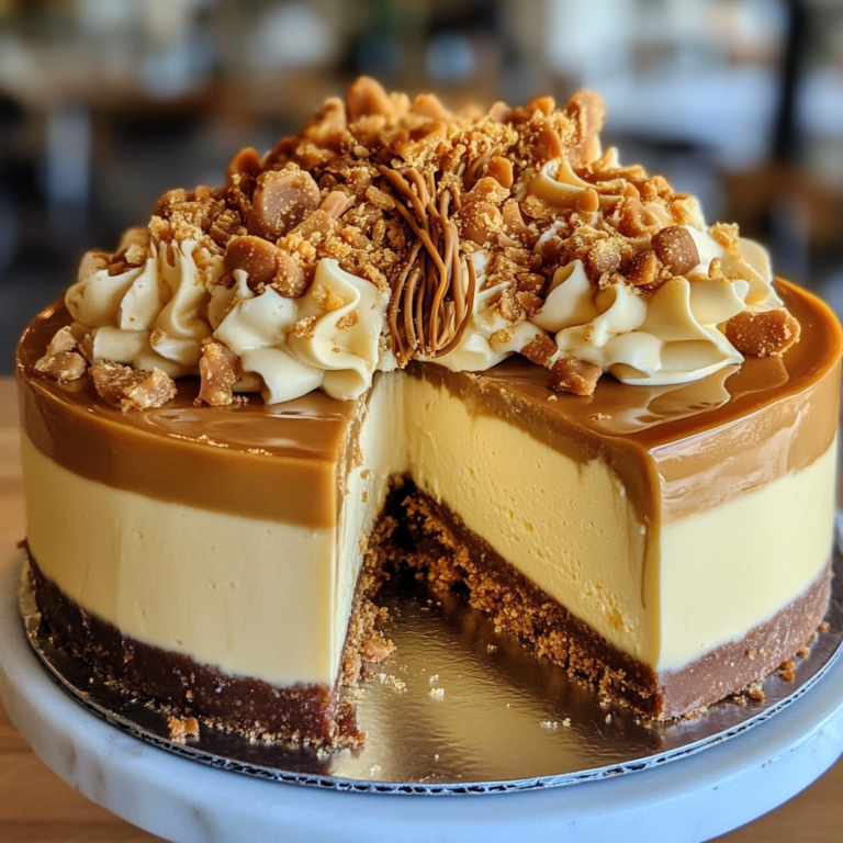 Decadent Butterscotch Delight Cheesecake