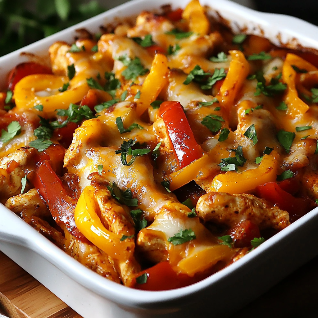 Fajita Chicken Casserole