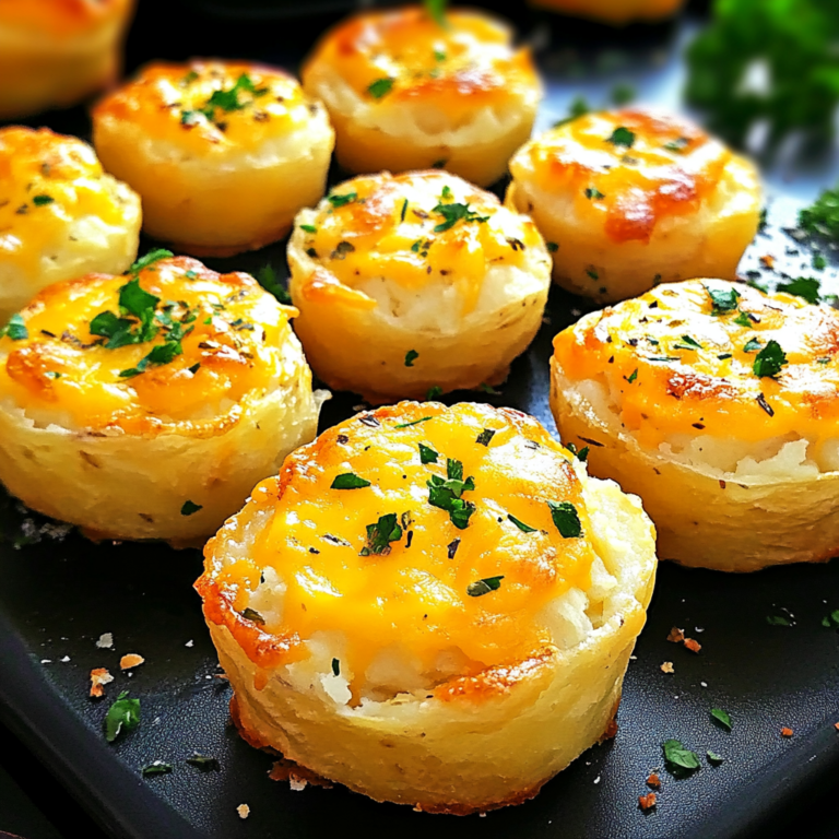Cheesy Mashed Potato Puffs