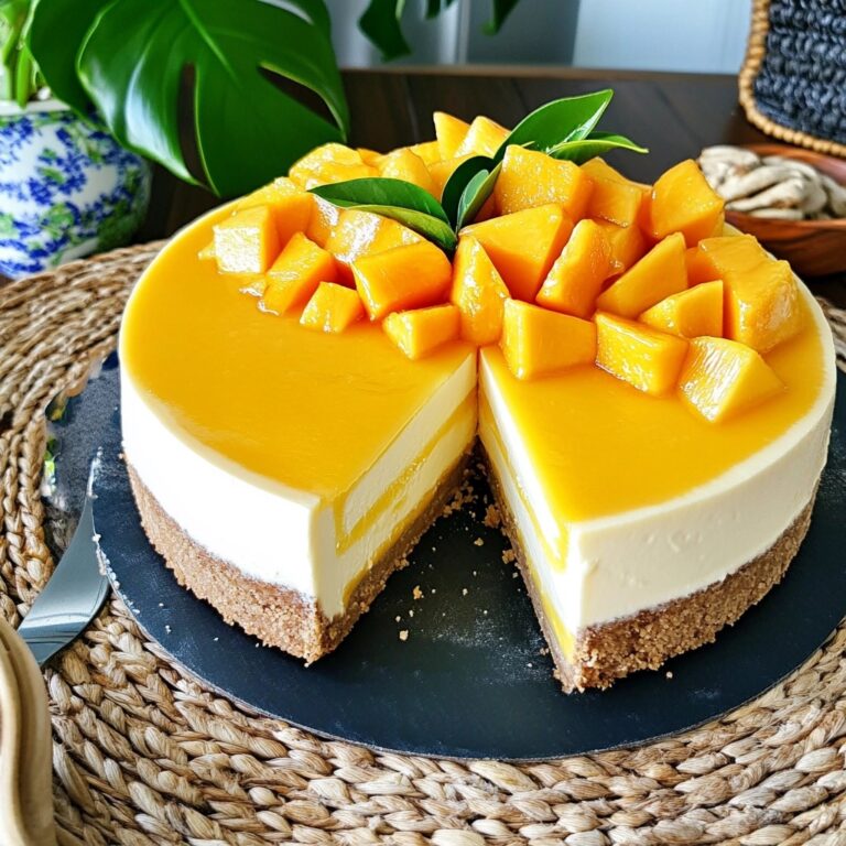 Tropical Mango Cheesecake Bliss