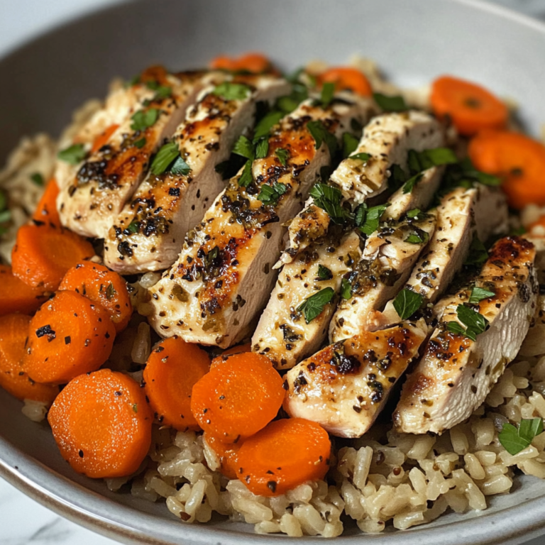 Herb Chicken with Brown Rice & Carrots