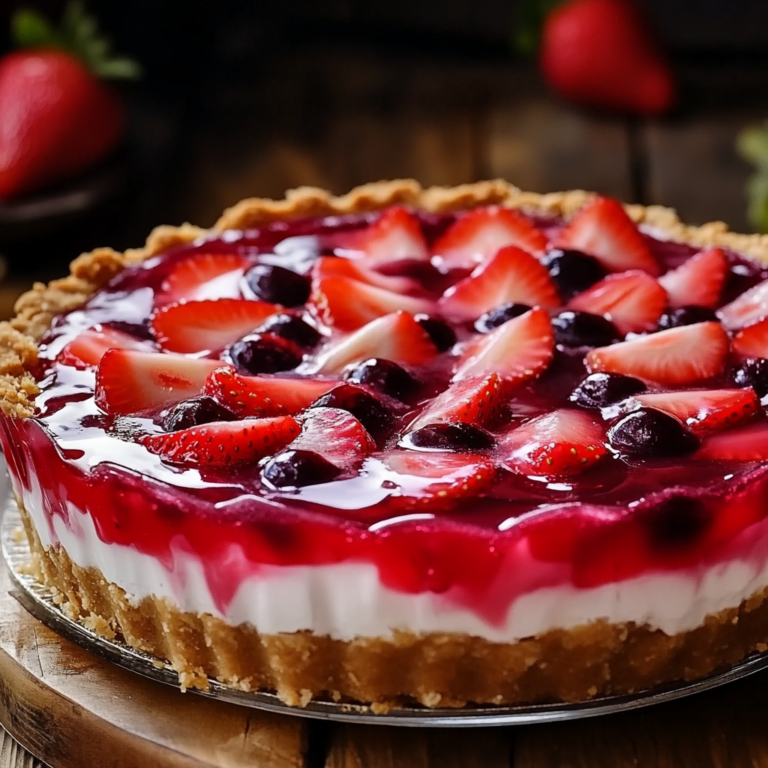 Strawberry Jello Pie