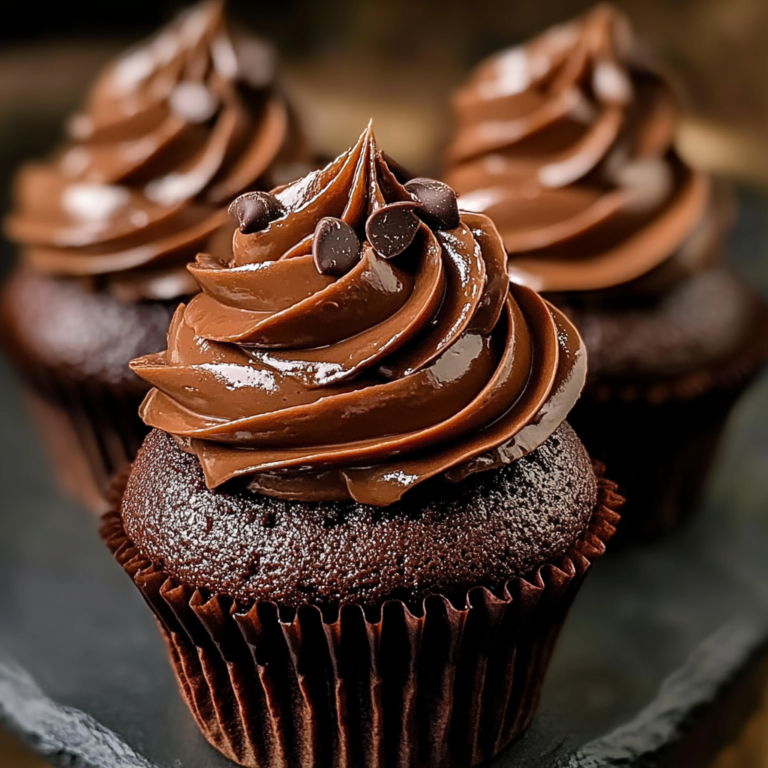 Decadent Chocolate Ganache Cupcakes