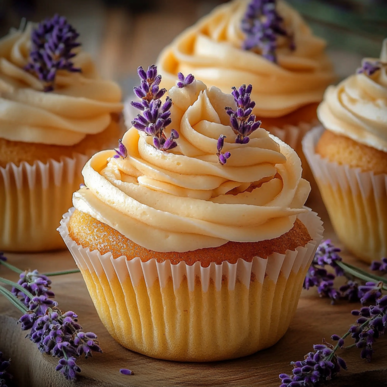 Honey Lavender Cupcakes