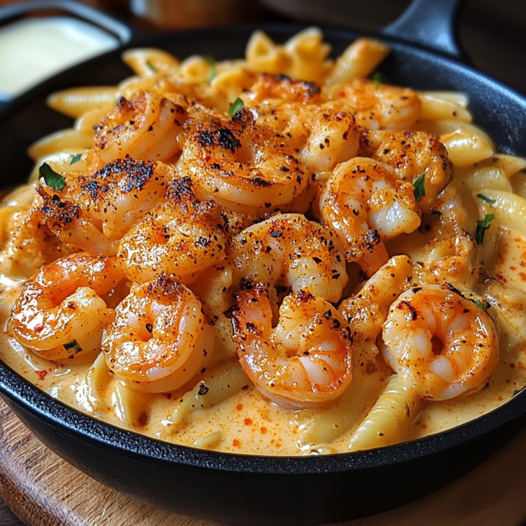 Creamy Cajun Shrimp and Chicken Pasta