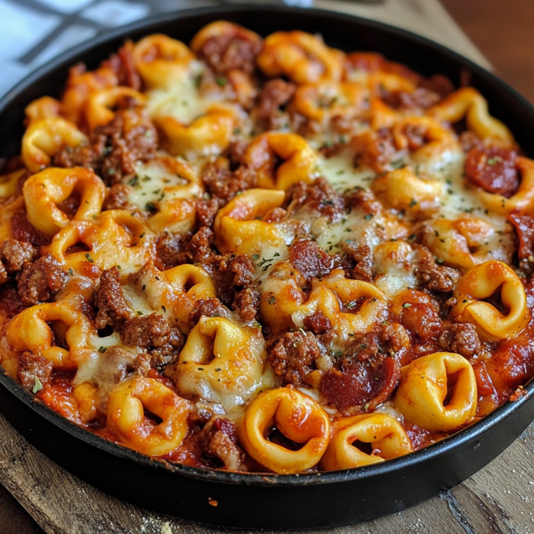 Hearty Meat Lovers Pizza Tortellini