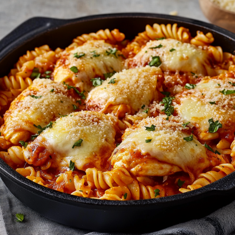 One-Pot Chicken Parmesan Pasta